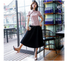 Sườn Xám Sét Rời Linen Lá Thông
