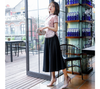 Sườn Xám Sét Rời Linen Lá Thông