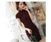 Sườn Xám Thun Cotton Vân