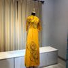 Áo Dài Hoa Lá Cải
