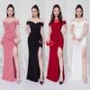 Dạ Hội Trễ Vai Kết Cườm