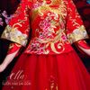 Sườn Xám Phượng Hoàng Lửa