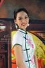 Sườn Xám Lụa Lỡ Hoa Mẫu Đơn