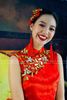 Sườn Xám Fo Phối Ren Kết Đá