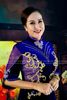 Sườn Xám Nhung Cao Cấp Kết Phối Eo