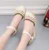 Giầy Bố Dây Gài