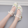 Giầy Cột Dây Hoa Mùa Xuân