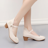 Giầy Vải Bố Thêu Hoa Dây Cài