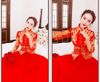 Sườn Xám Cưới Rời  Kim Sa Công