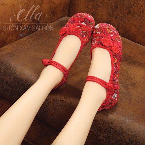 Giày BB Hoa Nhí Cài Dây