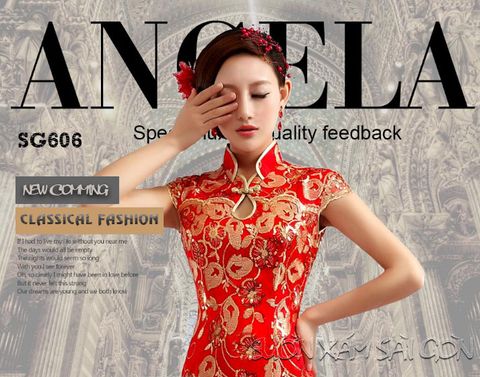 Sườn Xám Kim Sa Đuôi Cá