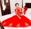 Sườn Xám Cưới Rời  Kim Sa Công