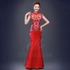 Sườn Xám Cưới Đuôi Cá Song Hỷ