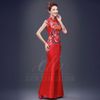 Sườn Xám Cưới Đuôi Cá Song Hỷ