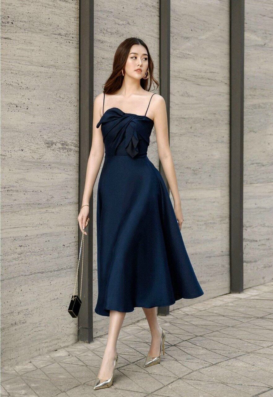 Đầm Phi Xòe 2 Dây