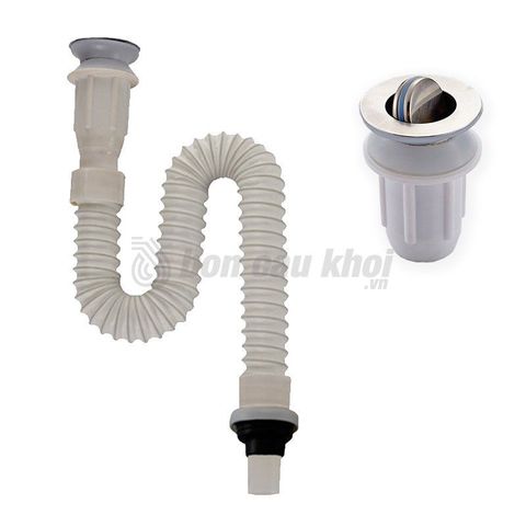  Combo Lavabo Đá Tự Nhiên Drator T2111D (Kèm Vòi Trúc Giả Cổ) 