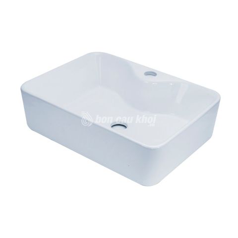  Bồn Lavabo Rửa Mặt Sứ Trắng Drator T2186S 