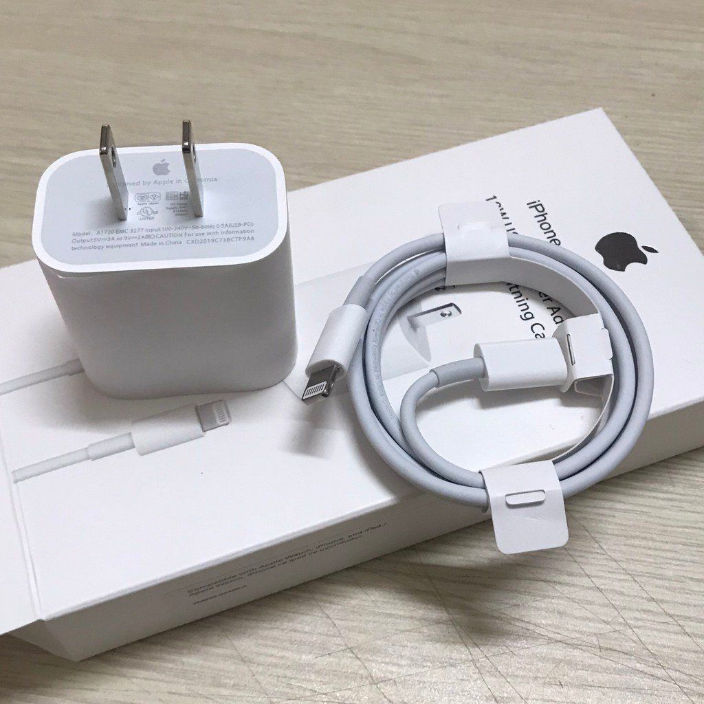 Bộ Sạc iPhone 18w kèm Cáp USB-C to Lightning – MrBachKhoa