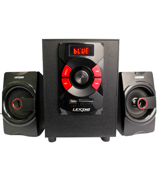 Loa máy tính 2.1 LEXING LX-518 (Bluetooth/FM/USB/SD/Remote)