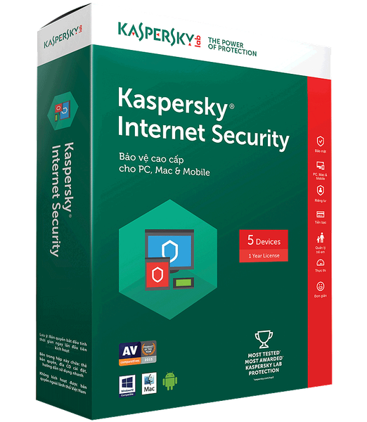 Phần mềm Kaspersky Internet Sercurity