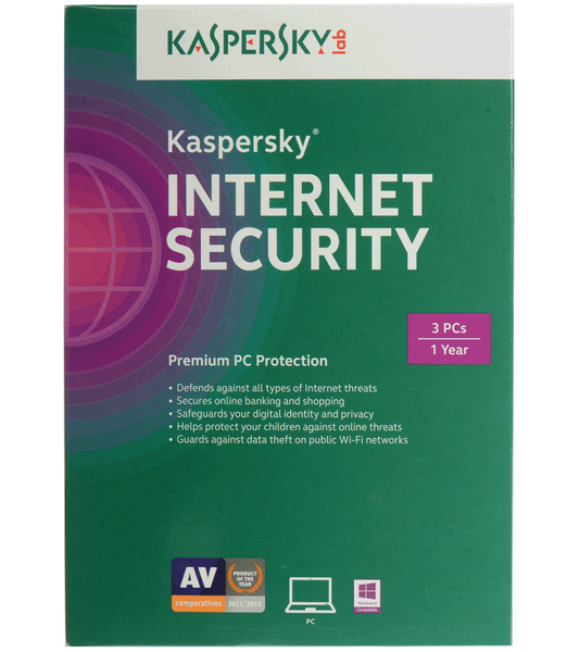 Phần mềm Kaspersky Internet Sercurity (1 năm - 3 máy)