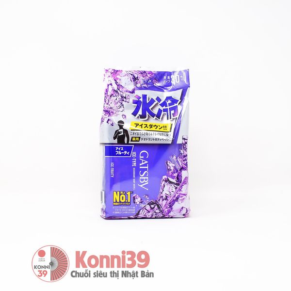 Khăn giấy ướt Gatsby khử mùi 30 tờ (3 loại) - Chuỗi siêu thị Nhật Bản nội địa - Made in Japan Konni39 tại Việt Nam