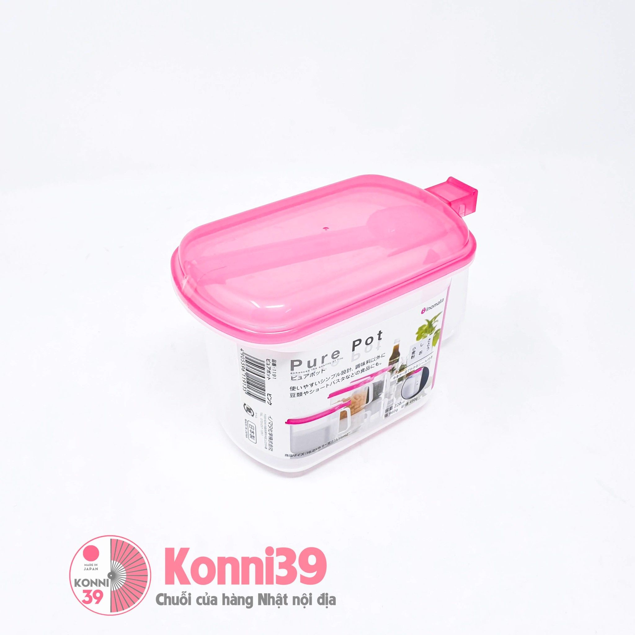 Ca đựng gia vị nắp liền Inomata màu hồng 720ml mới nhất 2020 – Chuỗi siêu  thị Nhật Bản nội địa - MADE IN JAPAN Konni39 tại Việt Nam
