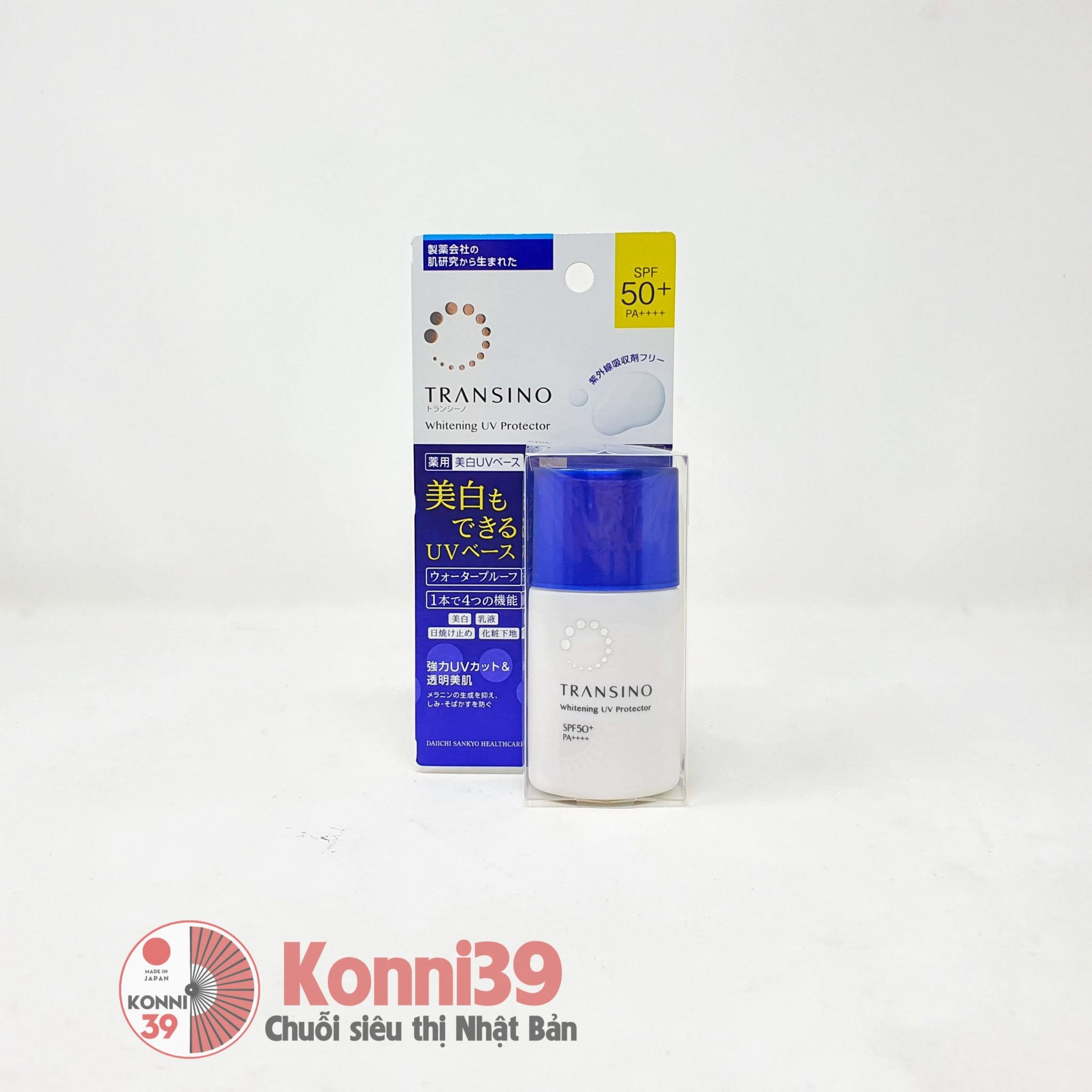 Kem lót trang điểm chống nắng làm trắng da Transino Whitening UV Protector SPF50+PA++++ 30ml