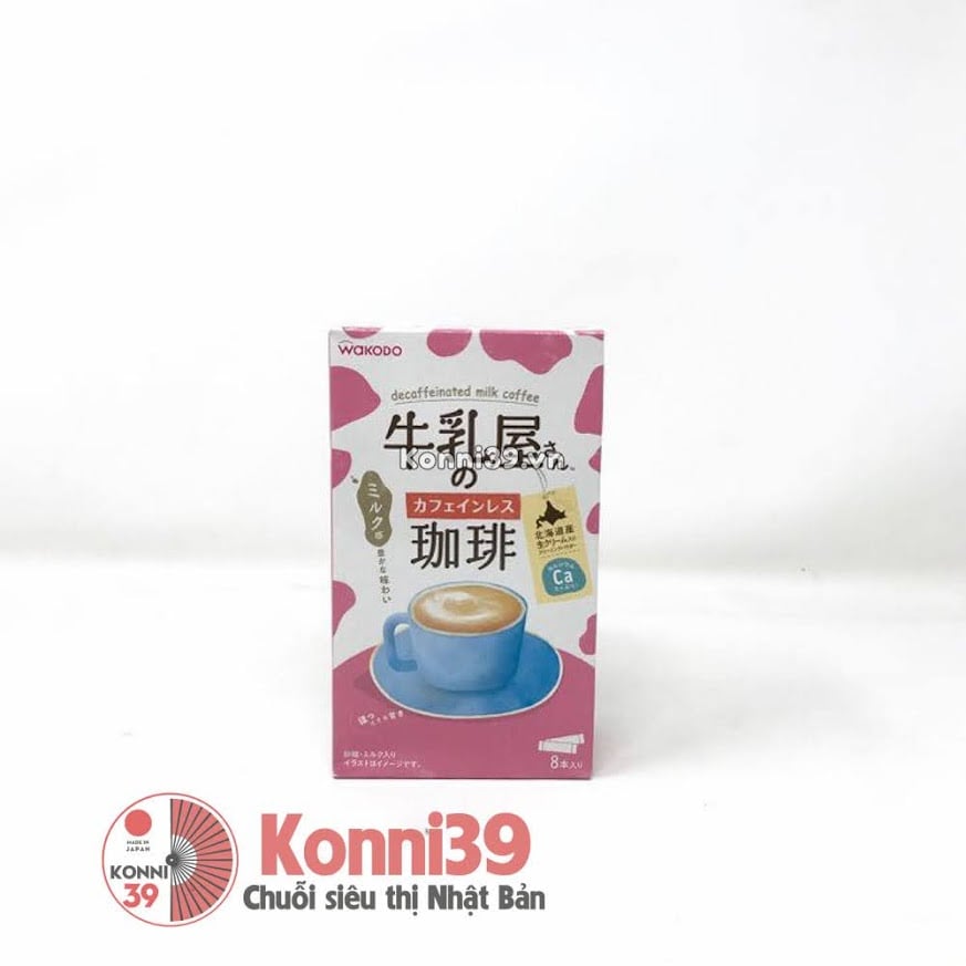 Cà phê sữa Wakodo Hokkaido 8 thanh - ít caffein - hàng nội địa Nhật, m –  Chuỗi siêu thị Nhật Bản nội địa - MADE IN JAPAN Konni39 tại Việt Nam