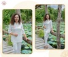 Bộ Pháp Phục Thêu Sen Ngực Phải