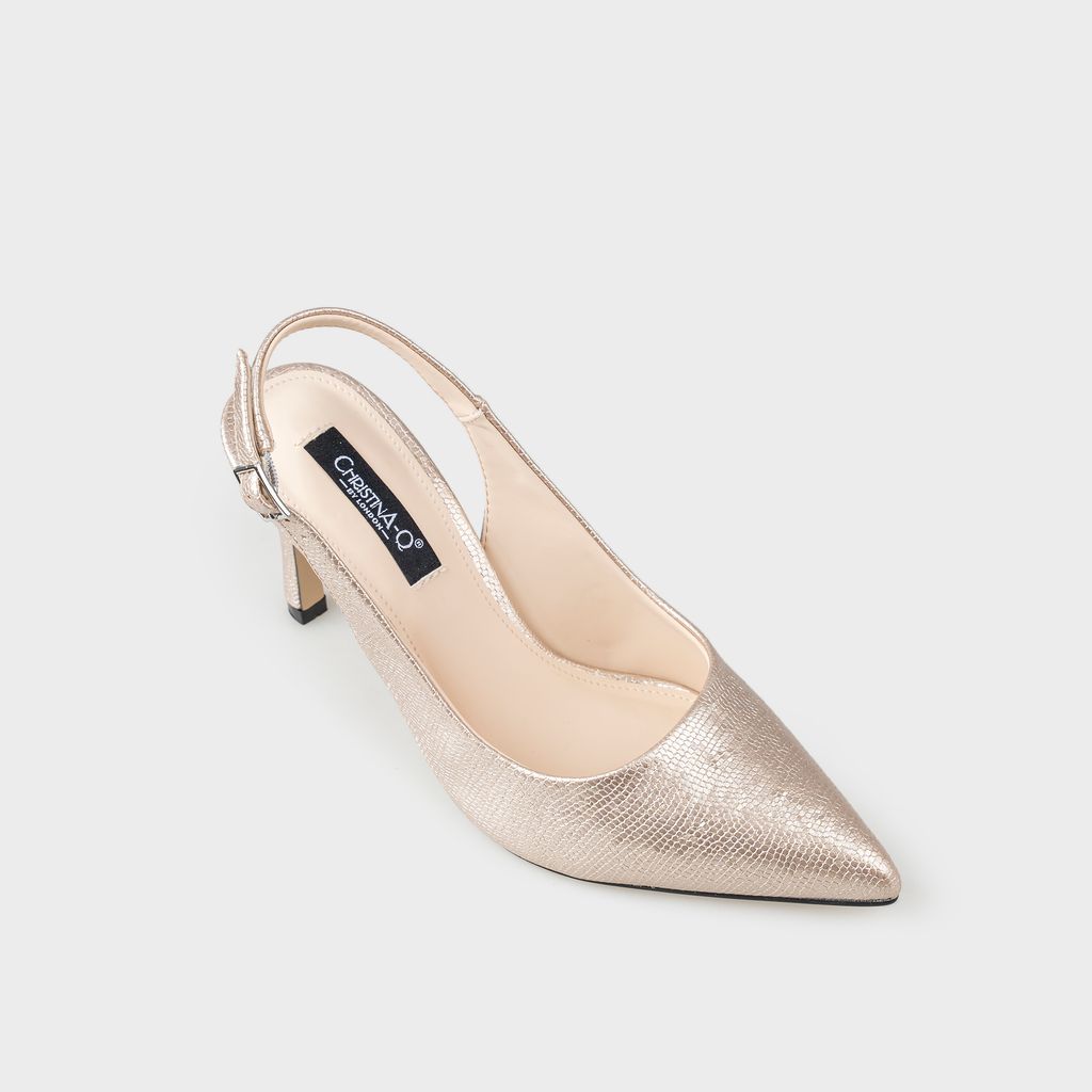 Giày Nữ Cao Gót Bít Mũi Nhọn CHRISTINA-Q GBN415G