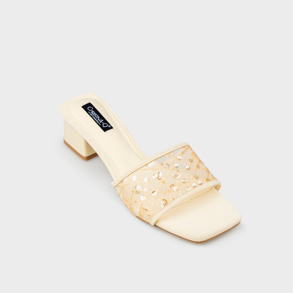 Guốc Nữ Gót Trụ CHRISTINA-Q GUN126H