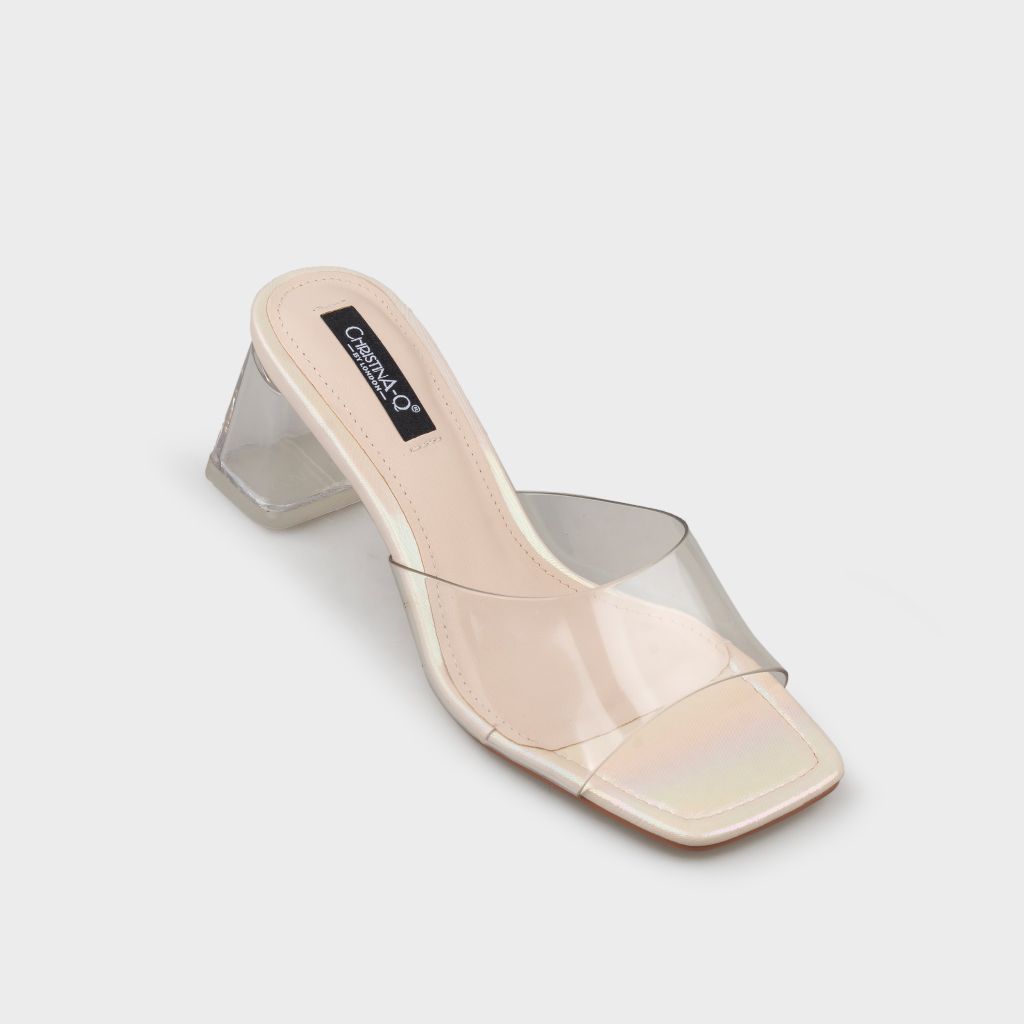 Guốc Nữ Gót Trụ CHRISTINA-Q GUN123G