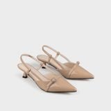 Giày nữ cao gót bít mũi nhọn CHRISTINA-Q GBN406G