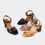 Giày sandals nữ gót trụ ChristinA-Q XDN304