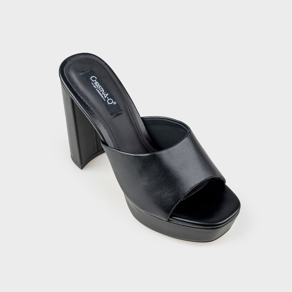 Guốc Nữ Gót Trụ CHRISTINA-Q GUN117G