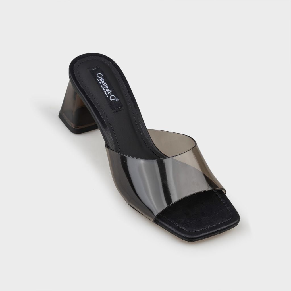 Guốc Nữ Gót Trụ CHRISTINA-Q GUN123G