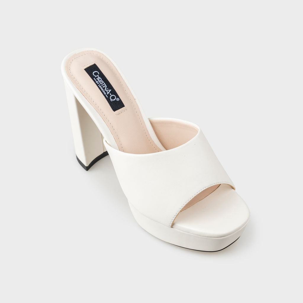 Guốc Nữ Gót Trụ CHRISTINA-Q GUN117G