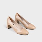 Giày Nữ Cao Gót Bít Mũi Tròn CHRISTINA-Q GBT104G