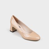 Giày Nữ Cao Gót Bít Mũi Tròn CHRISTINA-Q GBT104G