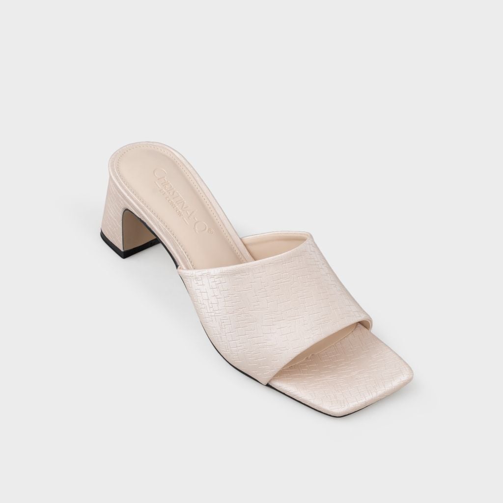 Guốc Nữ Gót Trụ CHRISTINA-Q GUN120G