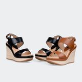 Giày sandals nữ đế xuồng ChristinA-Q XDX130