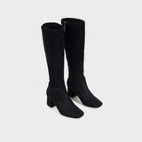 Giày boots nữ mũi vuông ChristinA-Q BOV010D