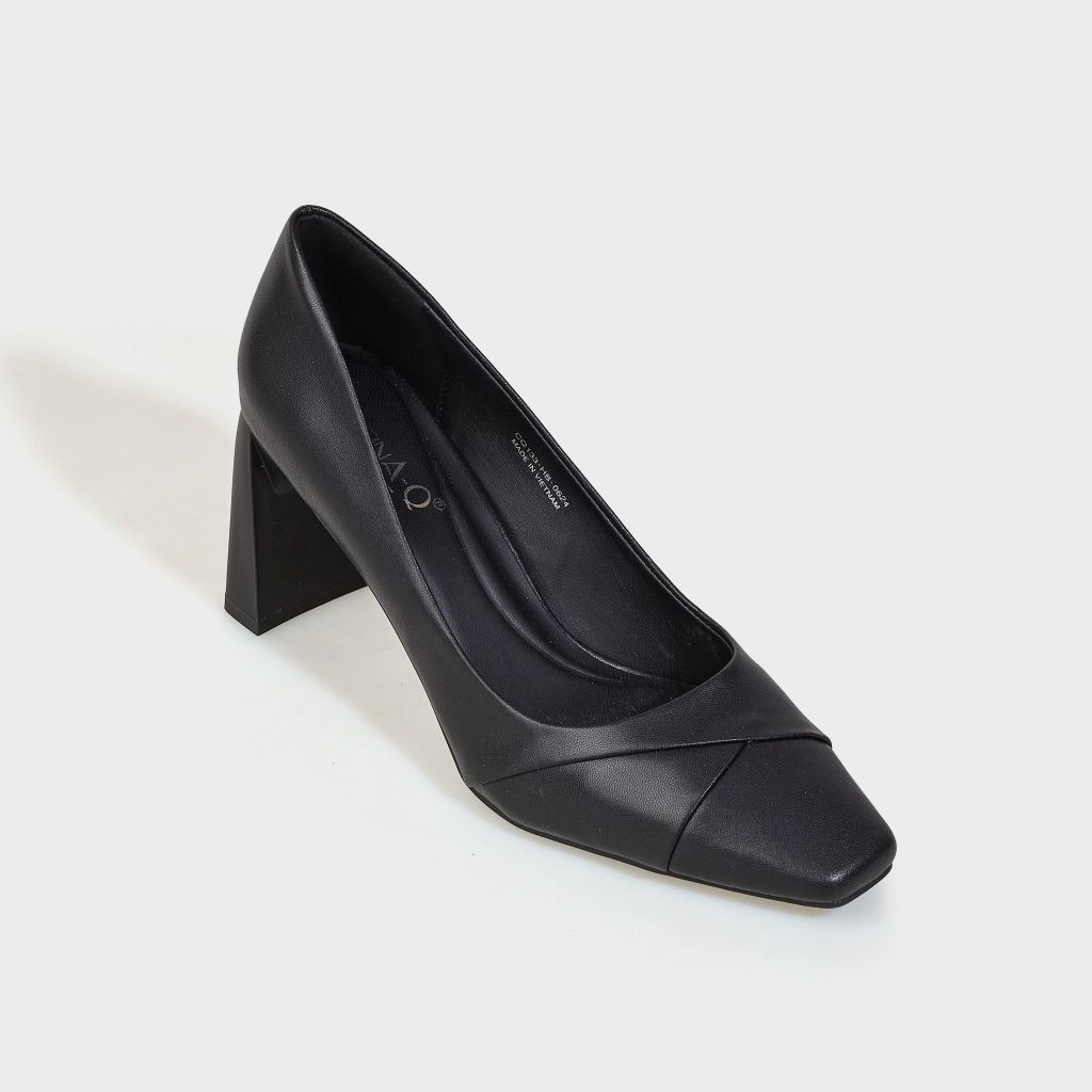 Giày Nữ Cao Gót Bít Mũi Vuông CHRISTINA-Q GBV133F