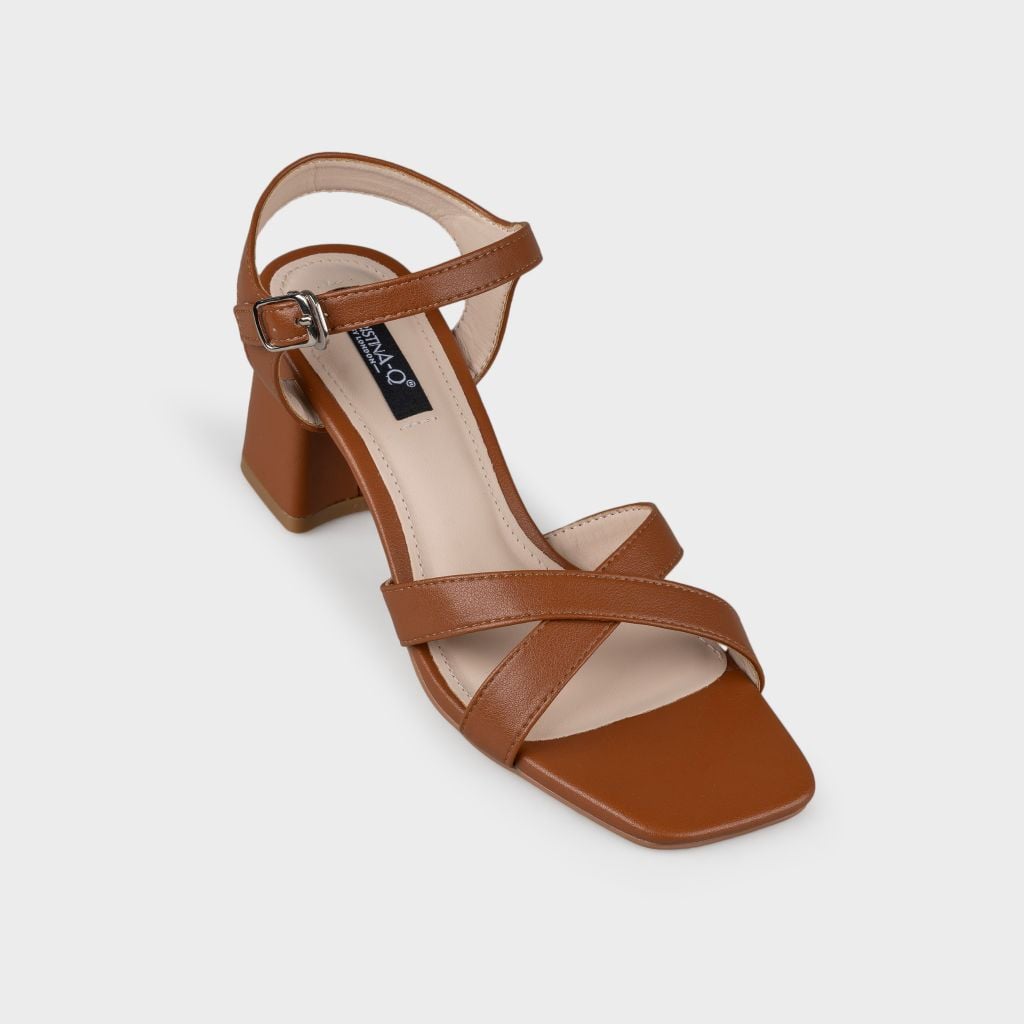 Giày Sandals Nữ Gót Trụ CHRISTINA-Q XDN379G