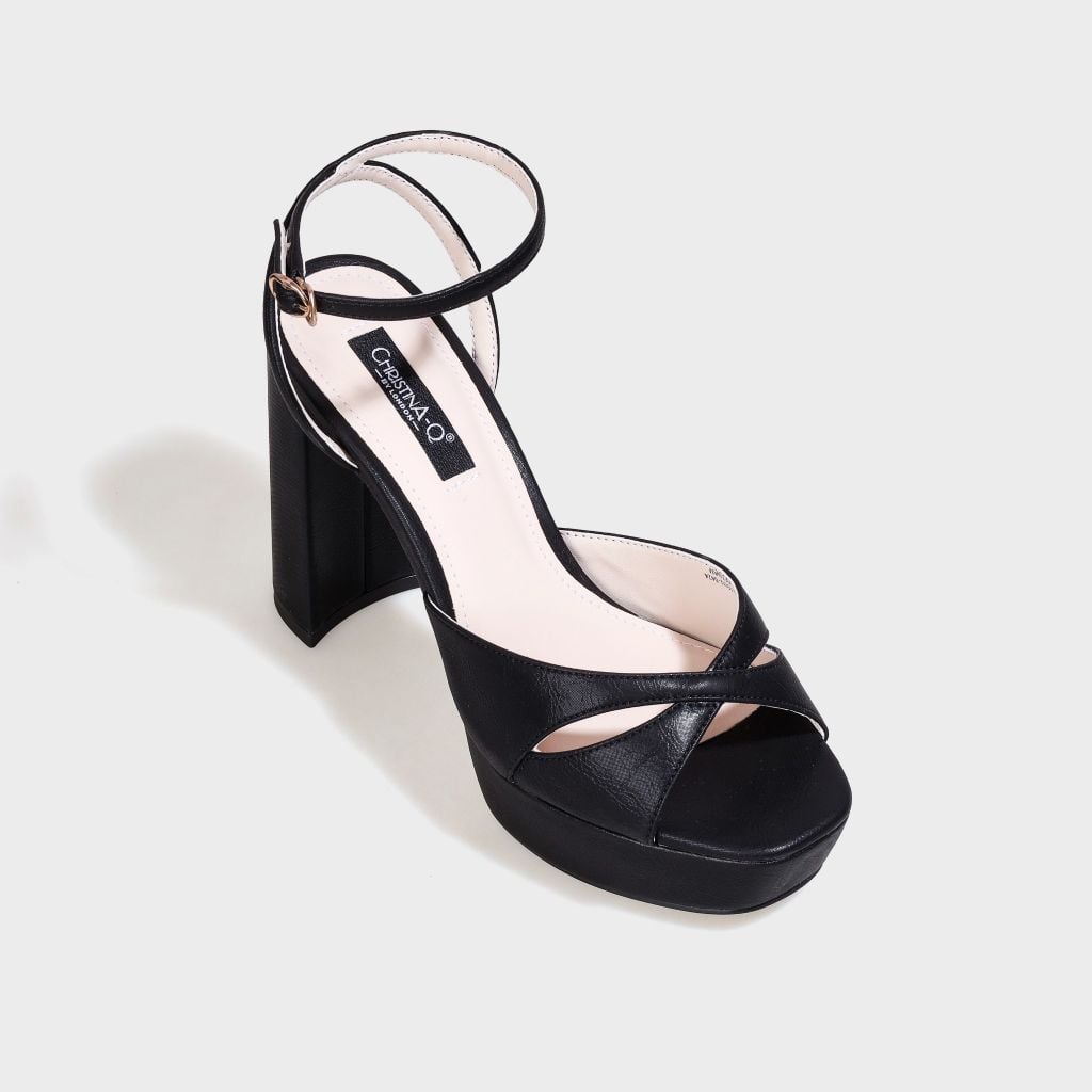 Giày Sandals Nữ Gót Trụ CHRISTINA-Q XDN369G