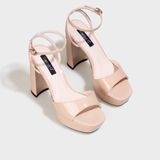 Giày Sandals Nữ Gót Trụ CHRISTINA-Q XDN370F