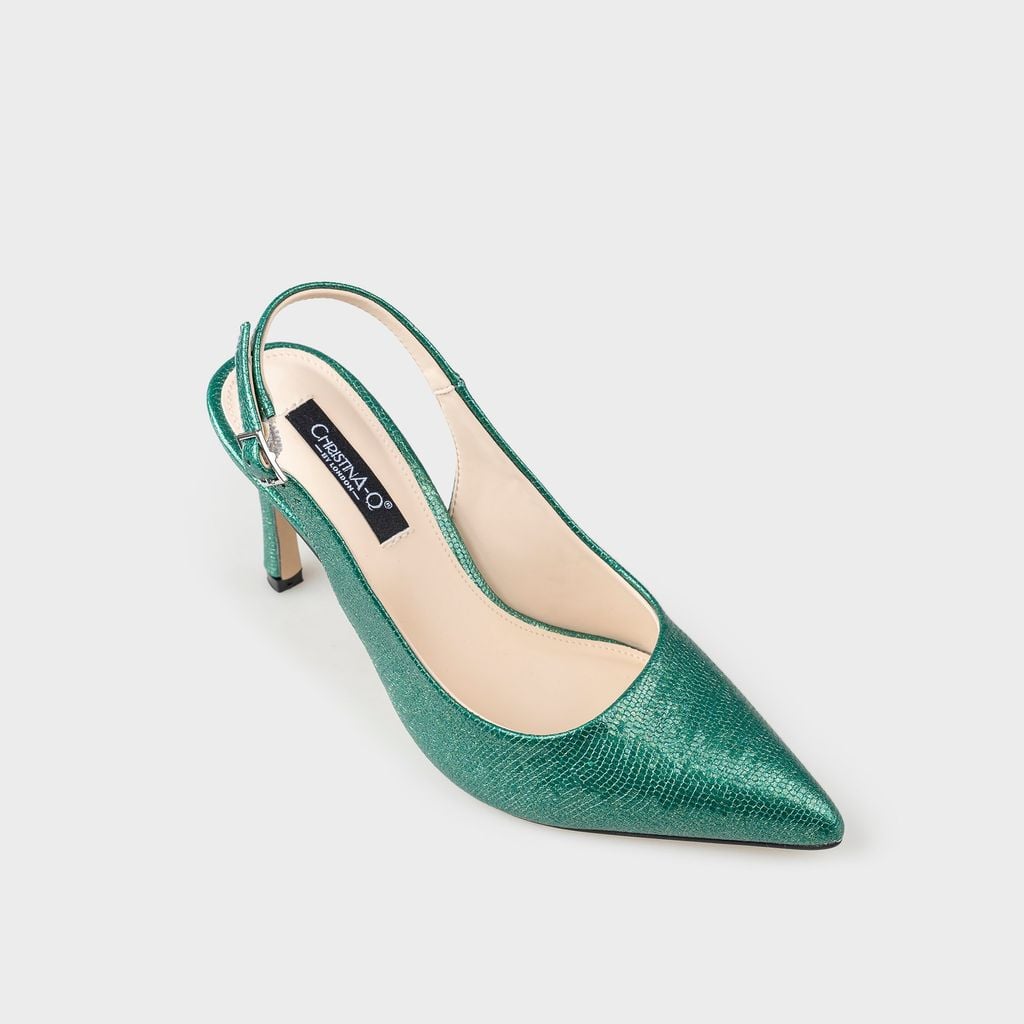 Giày Nữ Cao Gót Bít Mũi Nhọn CHRISTINA-Q GBN415G