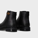 Giày boots nữ mũi tròn ChristinA-Q BOT115D