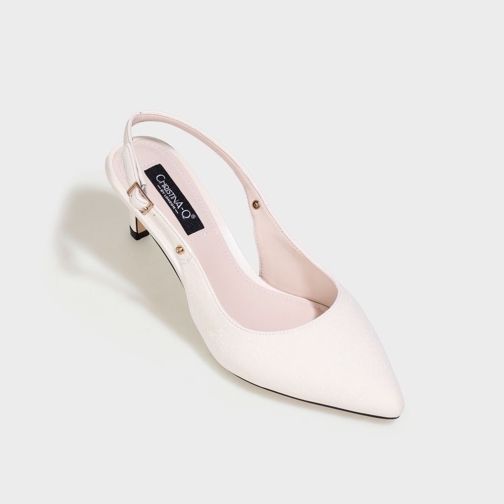 Giày Nữ Cao Gót Bít Mũi Nhọn CHRISTINA-Q GBN244F